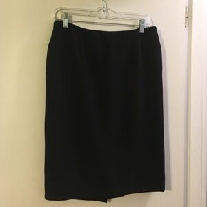 Burns black straight skirt